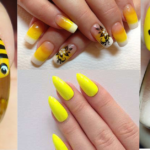 nail art gialla